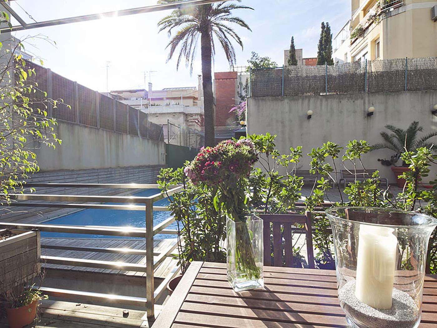 在巴塞罗那带泳池的团队公寓 - My Space Barcelona 公寓