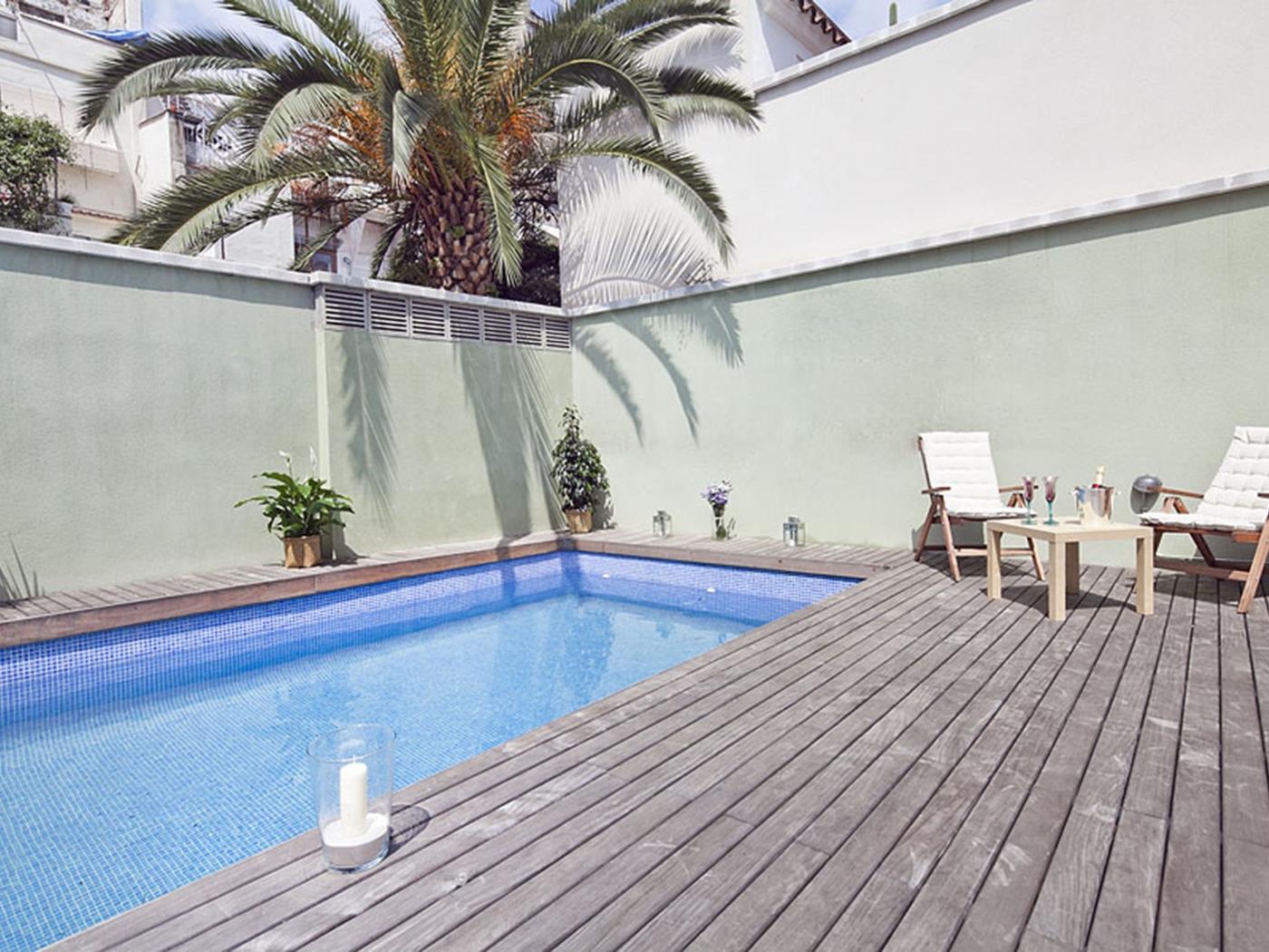 带私人露台和泳池的公寓 - My Space Barcelona 公寓
