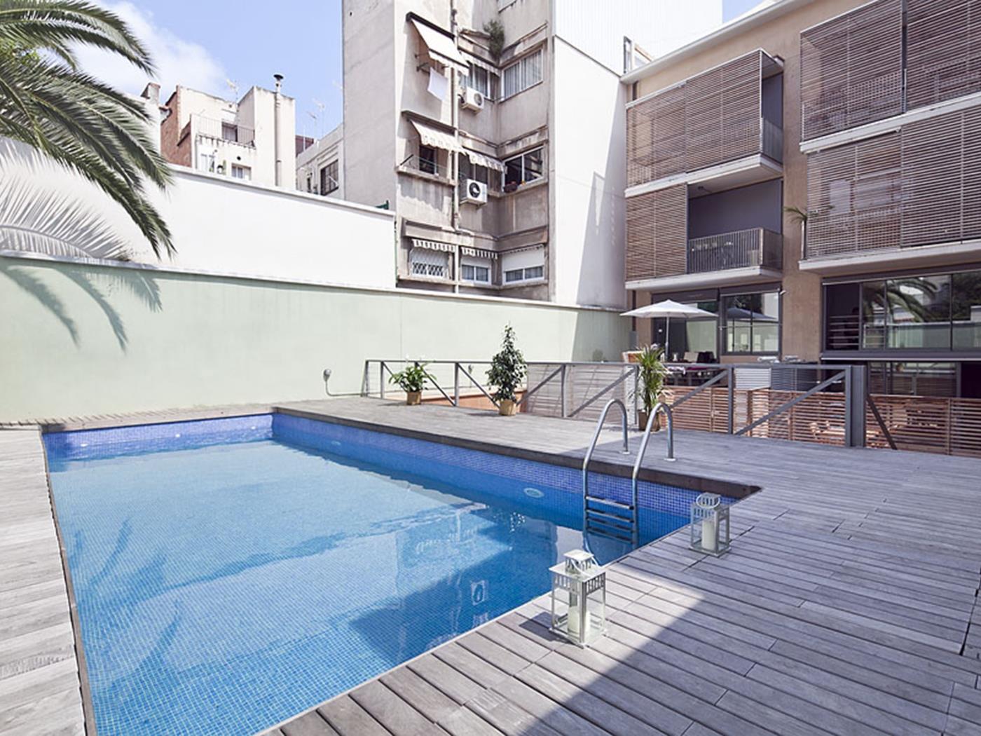 恩典区带露台和泳池的阁楼 - My Space Barcelona 公寓