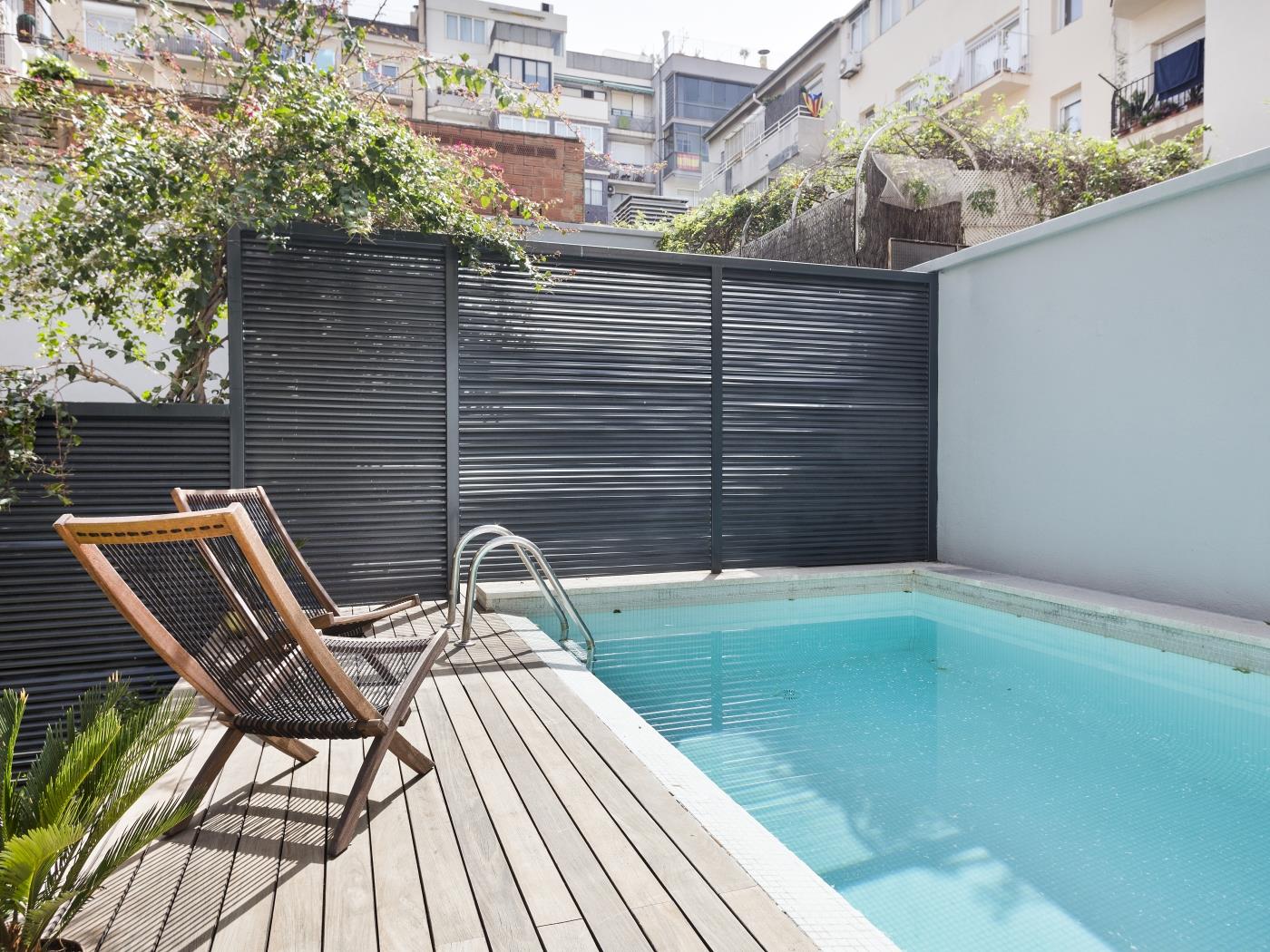 现代带私人花园和泳池的复式公寓 - My Space Barcelona 公寓