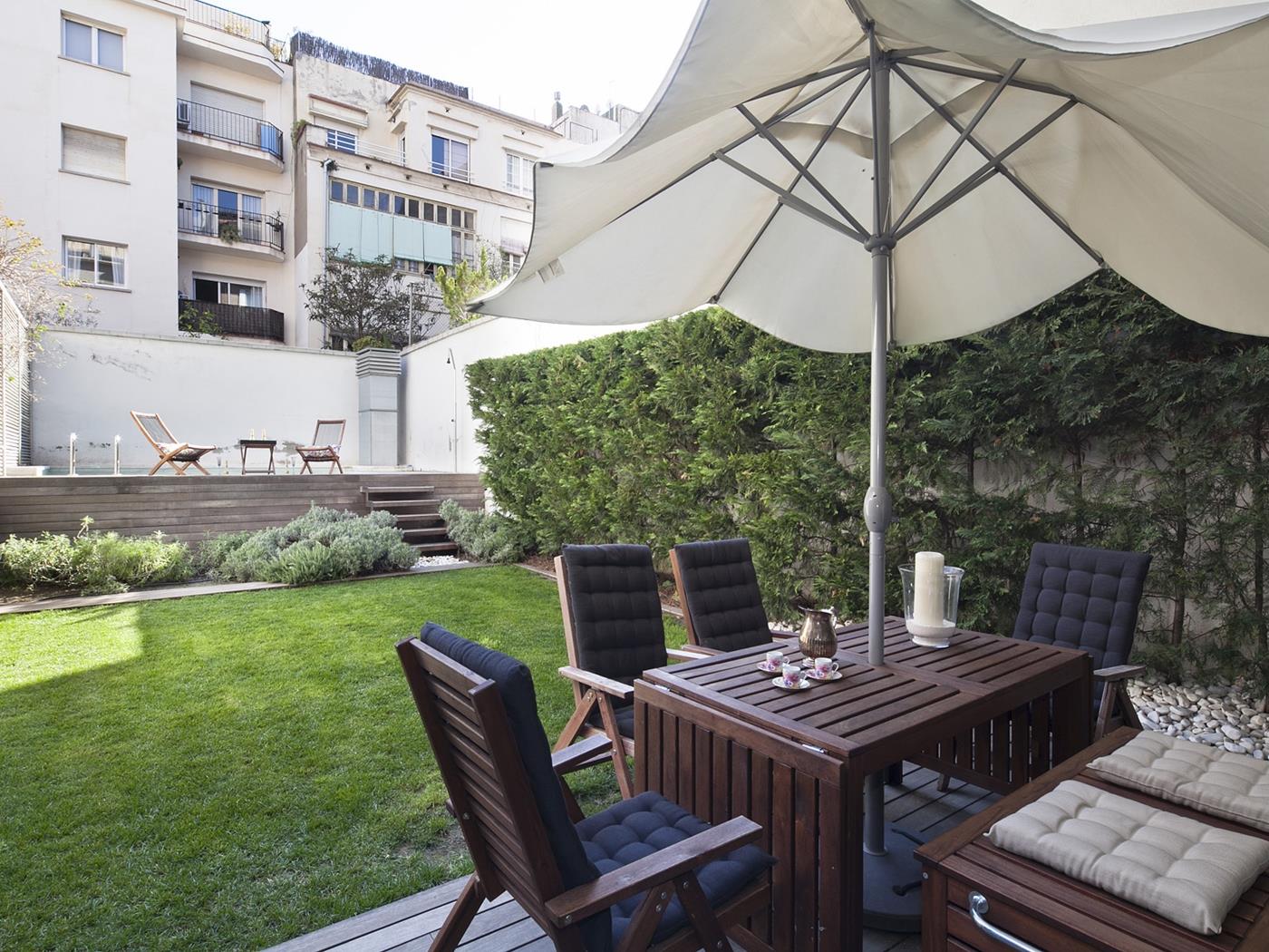 现代带私人花园和泳池的复式公寓 - My Space Barcelona 公寓