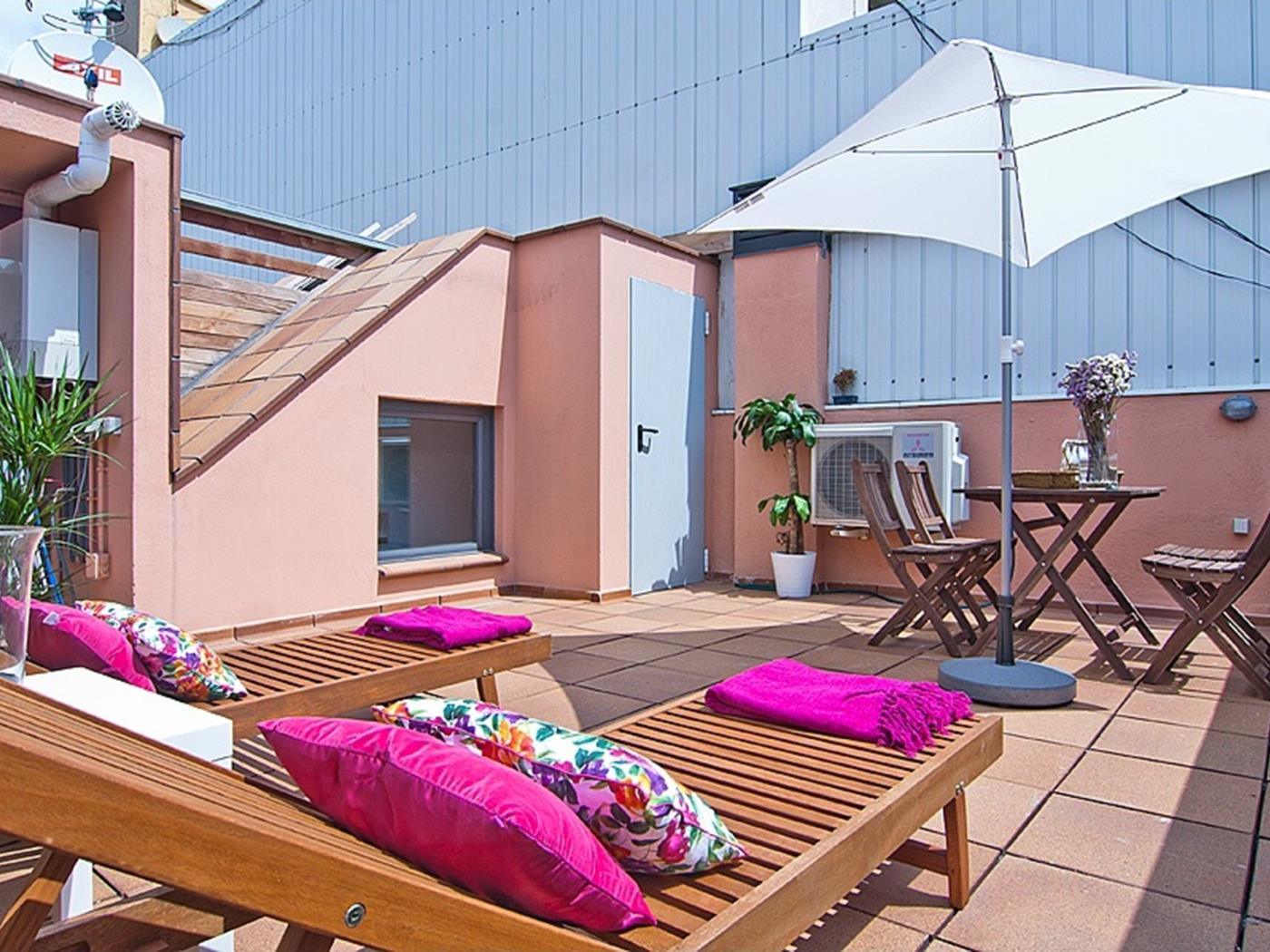 恩典区带泳池和露台的公寓 - My Space Barcelona 公寓