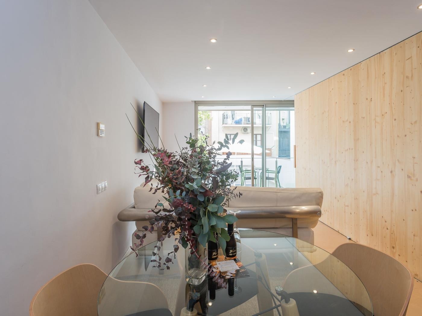 在Sant Gervasy有大的私人露台的可爱公寓，可供月租。 - My Space Barcelona 公寓